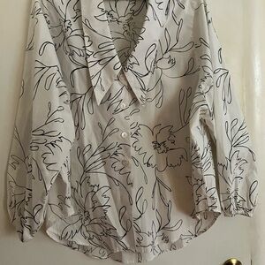 NWOT Wray NYC L Nic Button Up Shirt in Quill